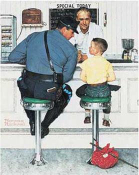 Norman Rockwell : The Runaway